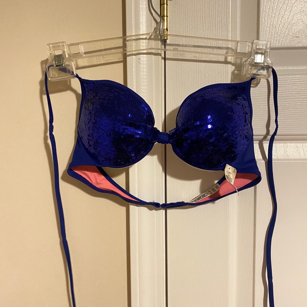 PINK bathing suit top